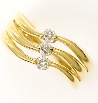 C&A Yellow Gold Yellow Gold (18K) Band Ring (Pre-Owned)