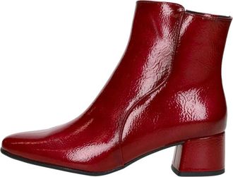 Marco Tozzi Enkellaarsjes Hak - Dames - Laarzen met Hak - Rood - 37 EU - Su&egrave;de - Schoenen
