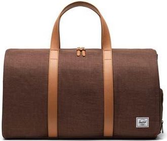 Herschel Novel Recycled Polyester Duffle Bag in Potting Soil Crosshatch at Nordstrom Rack