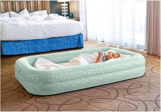 Trade Shop Trade Shop - Materassino Gonfiabile Baby Con Pompa Manuale Pvc 107x168x25cm Per Bambini 66810
