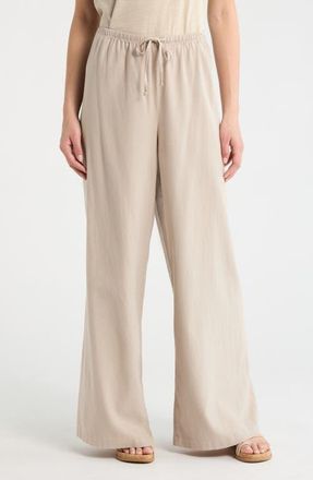 Splendid Valerie Drawstring Pants in Fawn at Nordstrom, Size X-Large