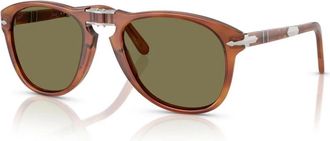 Persol 714Sm Steve Mc Queen Zonnebril - Heren - Zonnebrillen - Bruin - 54 MM - Accessoires