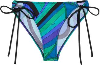 Pucci Slip bikini a righe - Blu