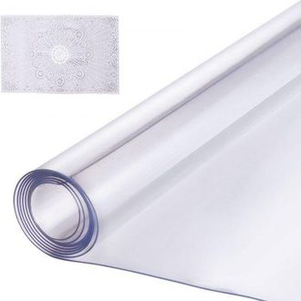 OEM Mantel Transparente Rect&aacute;ngulo 91,4 X 121,9 Cm Mantel De Pvc Para Mesa Espesor De 1,5 Mm Protector De Mesa De Pvc Impermeable F&aacute;cil De Limpiar Para Of
