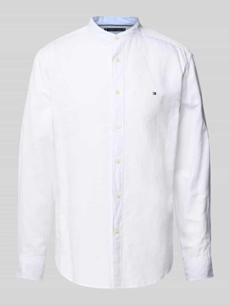 Tommy Hilfiger Regular Fit Freizeithemd aus Baumwoll-Leinen-Mix in Weiss, Gr&ouml;&szlig;e XXL