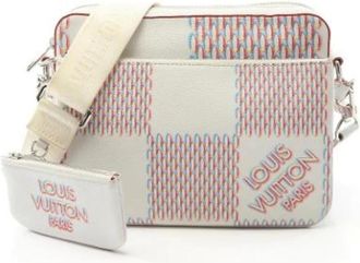 Louis Vuitton Pre-owned Cross Body Bags, male, White, Size: ONE SIZE Pre-owned Leather louis-vuitton-bags