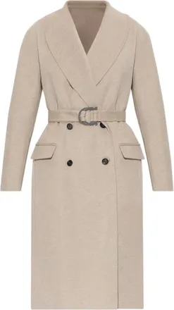 Ferragamo Donna, Cappotti, Beige, 2Xs, new
