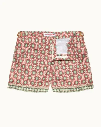 Orlebar Brown Setter Shorter Length Tailored Swim Shorts in Vermillion at Nordstrom, Size 32