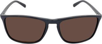 Calvin Klein Brown Rectangular Mens Sunglasses CK20524S 410 57