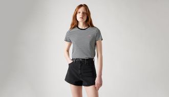 Levi's The Perfect Tee - Womens - 2XS - Multi Colour / Caviar