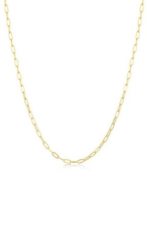 Lafonn Charlie Small Chain Necklace in Gold at Nordstrom, Size 18