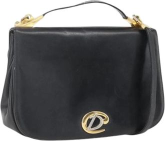 Dior Pre-owned Vintage Handtas - Dames - Vintage Handtas - Zwart - ONE Size - Leer - Vintage