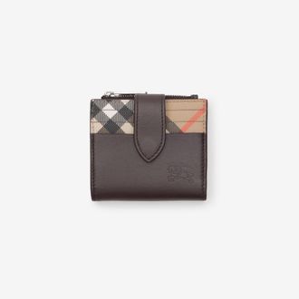 Burberry Pop Check Zip Wallet