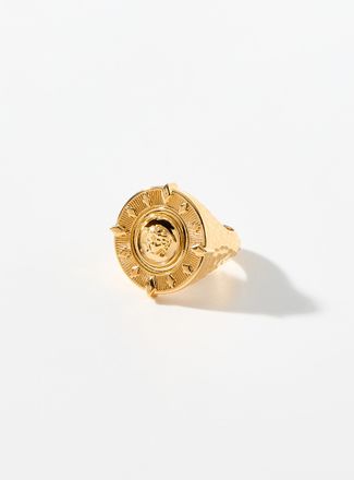 Versace Mens Medusa signet ring