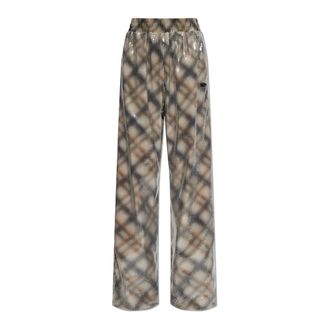 Diesel Dames, Broeken, Grijs, Maat: S