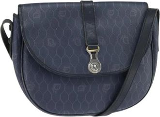 Dior Pre-owned Vintage Schoudertas - Dames - Vintage Schoudertas - Blauw - ONE Size - Leer - Vintage