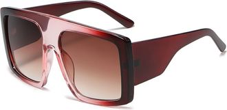 Generic Large Frame Men and For Women Street Sunglasses, Outdoor Vacation Beach Glasses (Color : D, Size : Medium)