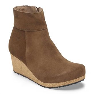 Birkenstock Women Ebba Ankle Boot In Dark Tea