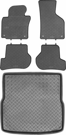 OEM Volkswagen Golf V Kombi De 2003 A 2009. Juego De Alfombrillas De Goma Para Coche Y Maletero