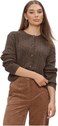 Vanessa Bruno Truien & Vesten, Dames, Bruin, XS, Hobson Cardigan