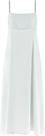 PESERICO Blue Viscose Long Womens Dress
