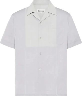 Maison Margiela Camicia da Bowling in Cotone - - Shirts - Uomo - Bianco - L