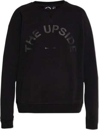 The Upside Hoodies & sweatvesten, Dames, Zwart, S, Katoen, Newport Sweatshirt
