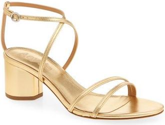 Aeyde Mirella Sandal in Gold at Nordstrom, Size 11.5Us