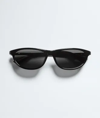 Bottega Veneta Classic Rectangular Sunglasses - Black - Unisex