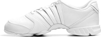 Bloch BLOCH Adult Trinity Dance Sneakers, White Synthetic Leather