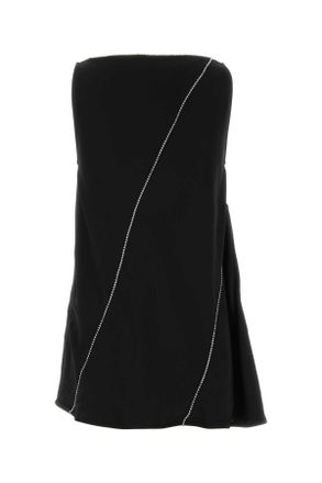 Jil Sander Womens Black Viscose Top Viscosa Maglie