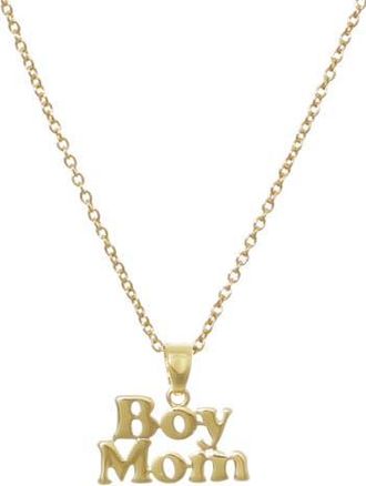 Adornia Boy Mom Pendant Necklace in Gold at Nordstrom Rack