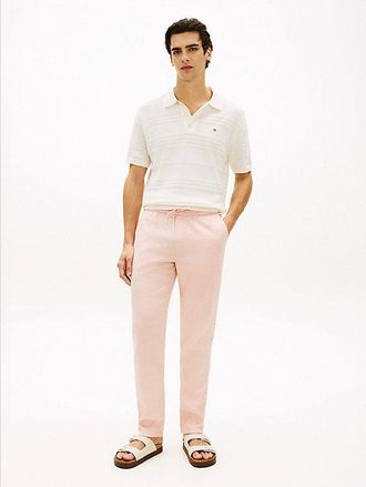 Tommy Hilfiger Harlem Tapered Leg Linen Blend Chinos