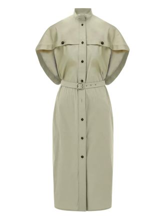 Ferragamo belted shirt dress - Green