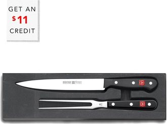 Wüsthof Wusthof 2Pc Gourmet Carving Set With $11 Credit