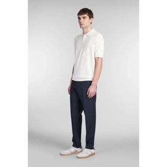 Pantaloni Torino Heren, Broeken, Blauw, Maat: 2XL Wol
