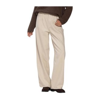 Knit-ted Broeken, Dames, Beige, XL, Katoen, Charly Broek