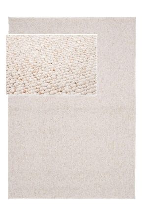 AFK Living Alfombra interior lanosa y rizada lavable 120 x 170 cm
