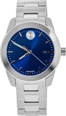 Movado Bold Blue Dial Stainless Steel Mens Watch 3601319