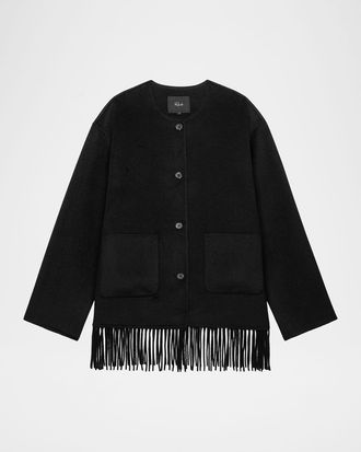 Rails Tomoko Fringe Wool-Blend Jacket