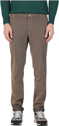 Mason's Diagonaal Stof New York City Broek - Heren - Chinos - Bruin - 3XL - Broeken