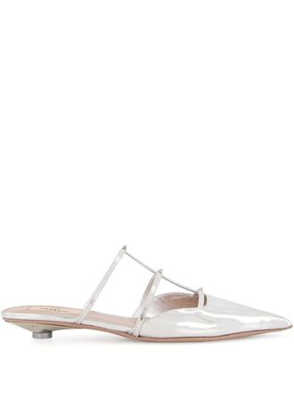 Valentino Garavani Mules Palladium 20mm - Argento