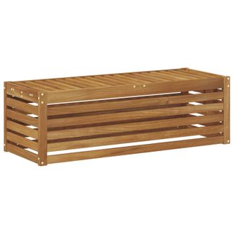 vidaXL Banco De Taburete Exterior Natural 115 X 43 X 37 Cm Vidaxl