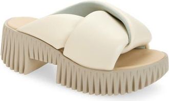 4CCCCees Plia Anda Platform Sandal in Ivory at Nordstrom, Size 8.5Us
