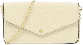 Louis Vuitton Pre-owned Pochette Pouch Schoudertas - Dames - Vintage Schoudertas - Wit - ONE Size - Vintage