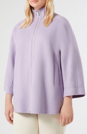 Marina Rinaldi Paio Wool Blend Jacket in Lilac at Nordstrom, Size 18W