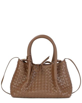 Tiffany & Fred Hand-Woven Leather Tote