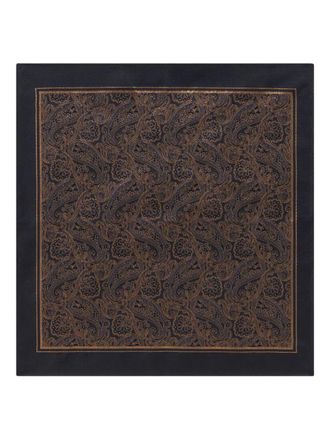 Etro paisley-pattern scarf - men - Fabric - One Size - Black