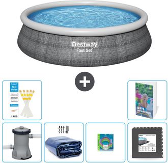 Bestway Piscina Bestway Fast Set Redonda - 457x84 Cm - 7-piezas S177