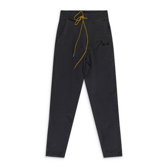 Rhude Black Script Logo Sweatpants